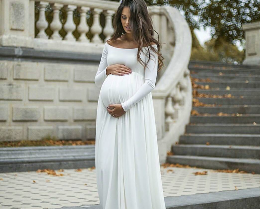 Illustratie bij: Dít zijn de 19 mooiste trouwjurken om te dragen als je zwanger bent