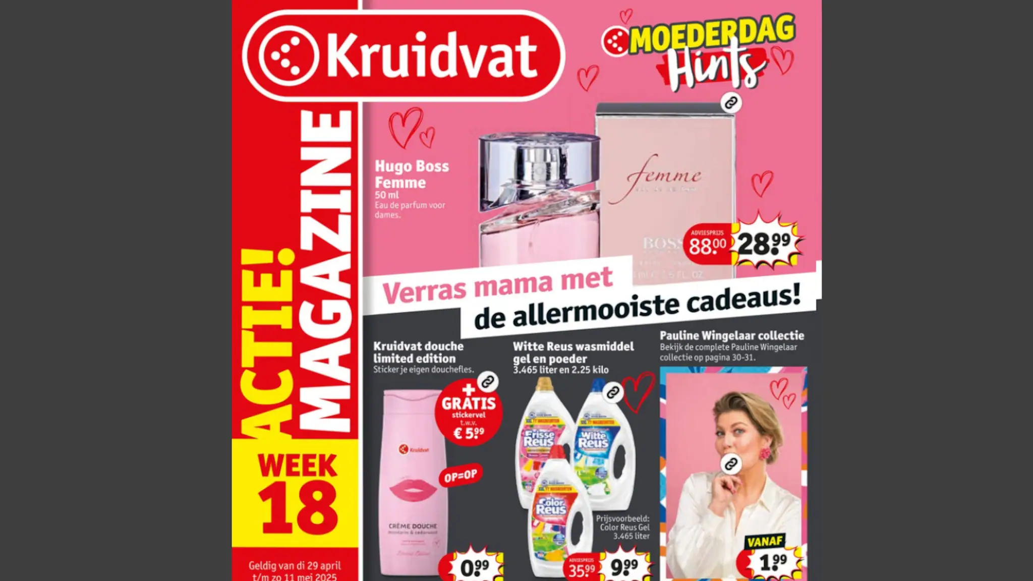 Illustratie bij: Kruidvat slaat plank mis met advertentie voor Moederdag met ‘geef wasmiddel cadeau